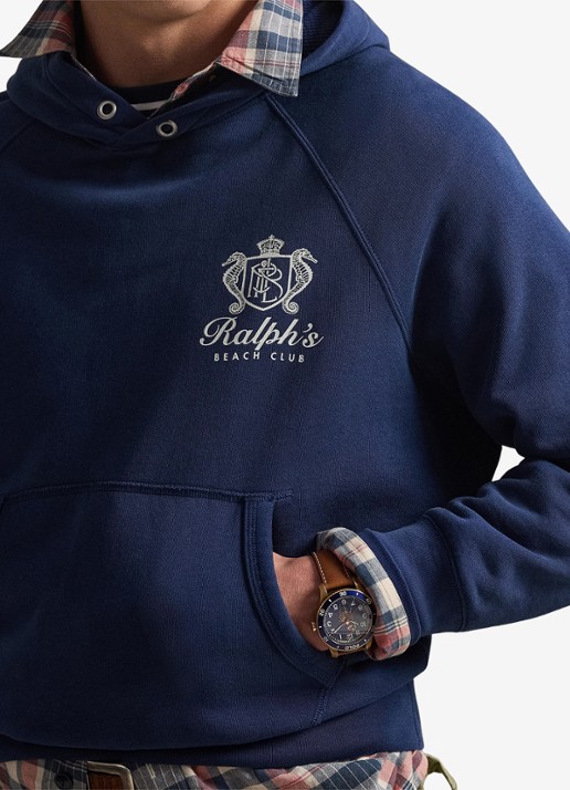 Ralph Lauren Hoodie met logoprint - detail 5 dark cobalt / kobaltblauw
