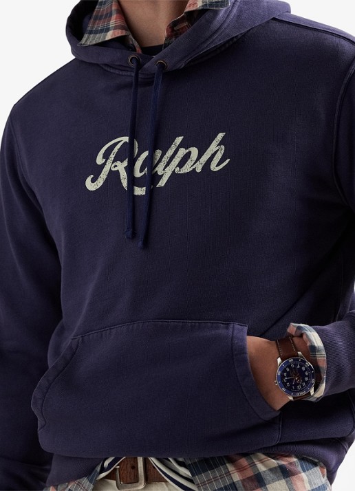 Ralph Lauren Hoodie met logoprint - detail 2 dark cobalt-2x28