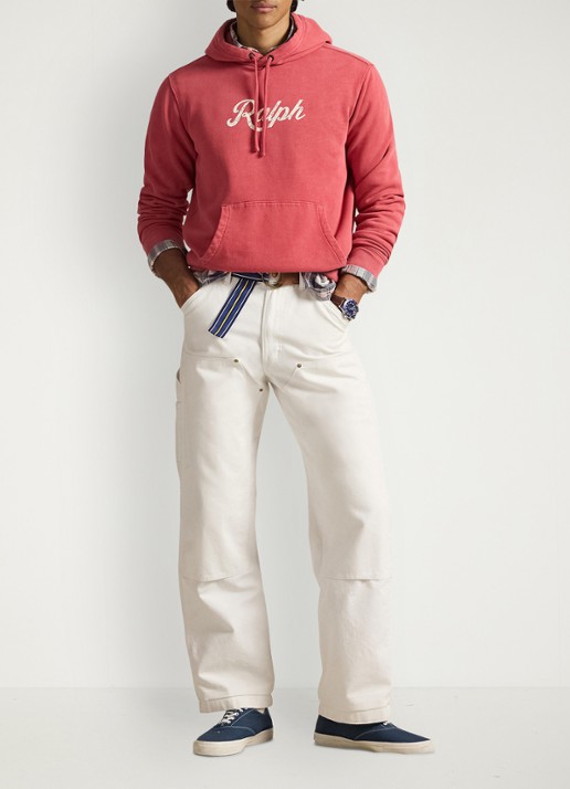 Ralph Lauren Hoodie met logoprint - voorkant 2 nantucket red-2xpp