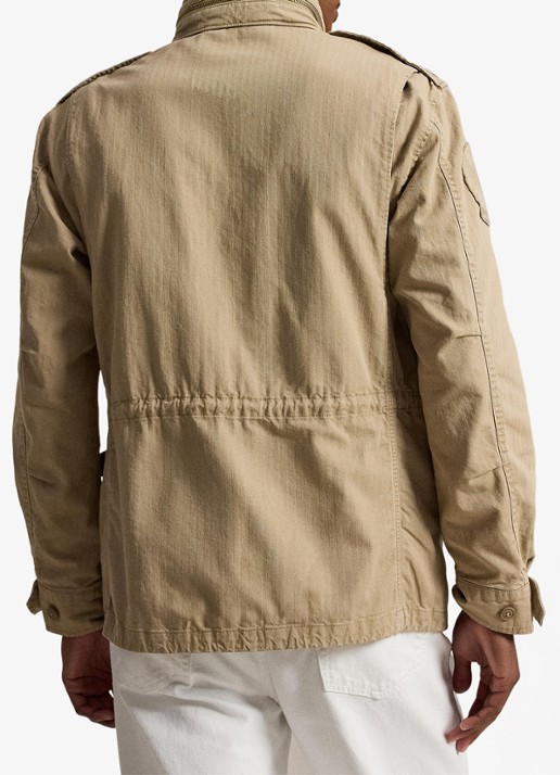 Ralph Lauren Iconisch veldjack - achterkant 5 khaki
