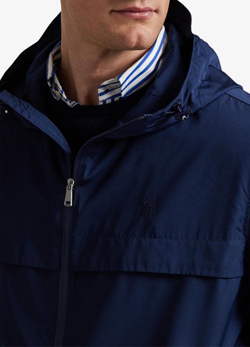 Ralph Lauren Jack met capuchon en steekzakken - detail 5 newport navy / donkerblauw