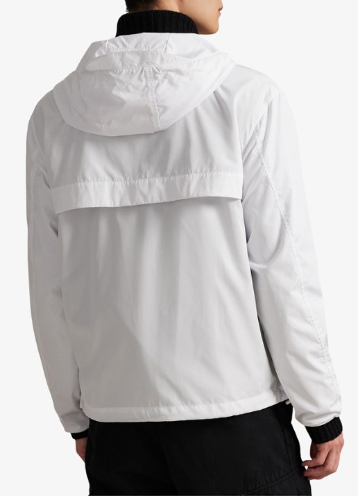 Ralph Lauren Jack met capuchon en steekzakken - achterkant 3 ceramic white / wit