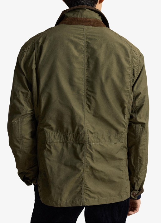 Ralph Lauren Jack met details van corduroy en opgestikte zakken - achterkant 4 canopy olive / olijfgroen