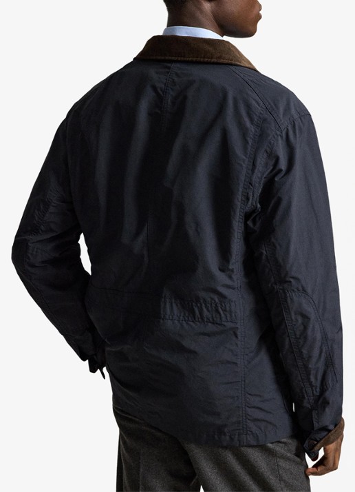 Ralph Lauren Jack met details van corduroy en opgestikte zakken - achterkant 3 collection navy / blauw