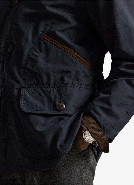Ralph Lauren Jack met details van corduroy en opgestikte zakken - detail 5 collection navy / blauw