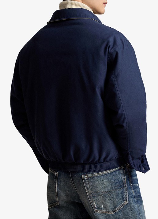Ralph Lauren Jack met donsvulling en steekzakken - achterkant refined navy / donkerblauw