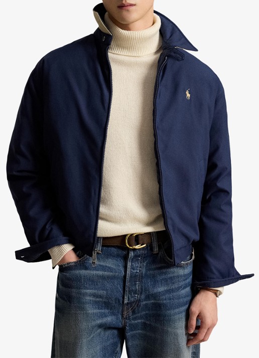 Ralph Lauren Jack met donsvulling en steekzakken - voorkant 3 refined navy / donkerblauw