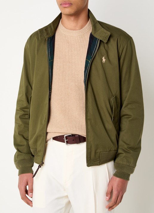 Ralph Lauren Jack met klepzakken en logoborduring - detail 3 new olive / groen