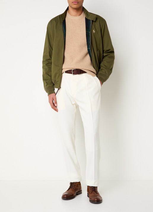 Ralph Lauren Jack met klepzakken en logoborduring - voorkant 2 new olive / groen