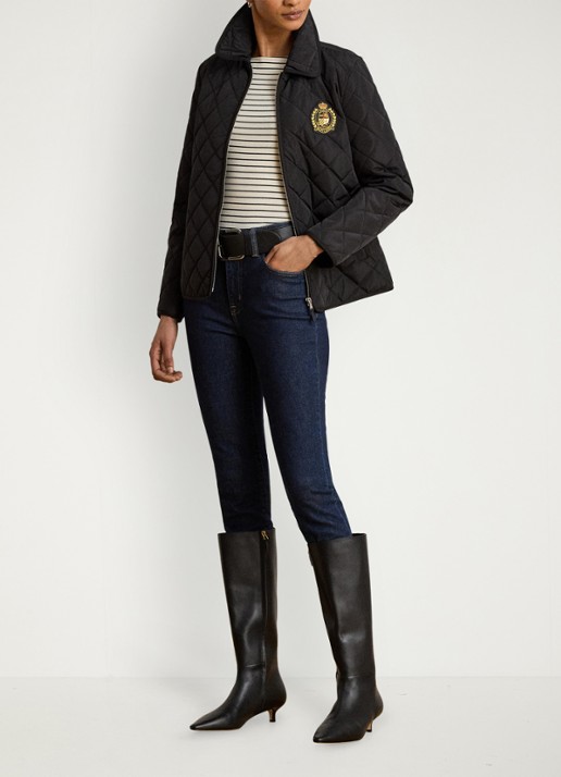 Ralph Lauren Jack met quilt patroon - voorkant 3 zwart