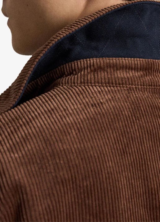 Ralph Lauren Jack van corduroy met logoborduring - detail 3 pale russet / bruin