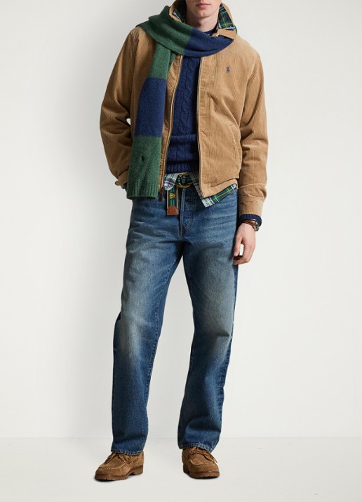 Ralph Lauren Jack van corduroy met logoborduring - detail 2 vintage khaki / khaki