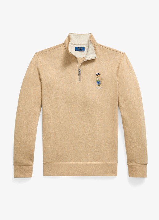 Ralph Lauren Jersey double-knit trui met Polo Bear