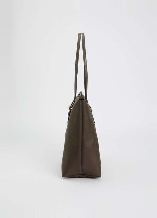 Ralph Lauren Keaton shopper met logo - detail 2 donkergroen