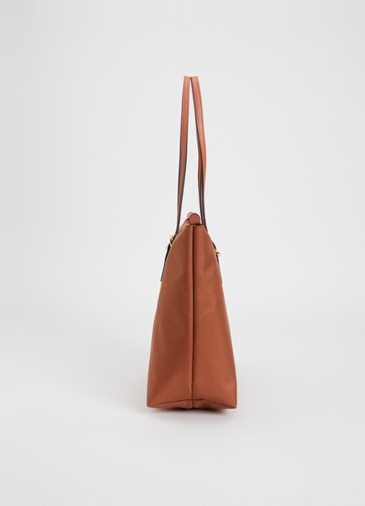 Ralph Lauren Keaton shopper met logo - detail 4 donkeroranje