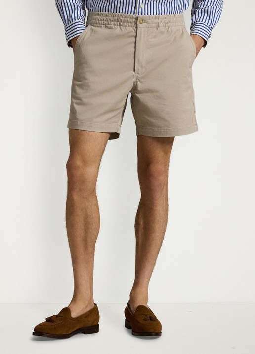 Ralph Lauren Korte broek van katoen met steekzakken  - detail 3 khaki tan / beige
