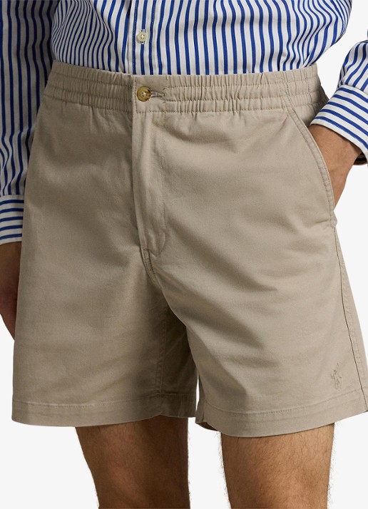 Ralph Lauren Korte broek van katoen met steekzakken  - detail 4 khaki tan / beige