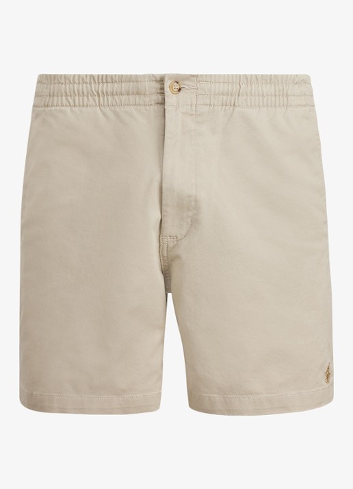 Ralph Lauren Korte broek van katoen met steekzakken  - voorkant khaki tan / beige
