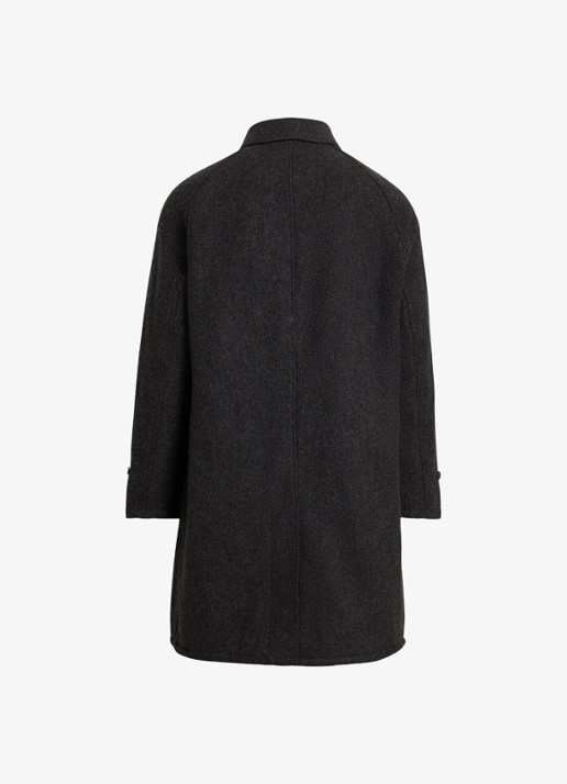 Ralph Lauren Langdon mantel van tweed met steekzakken - detail charcoal-2wh5