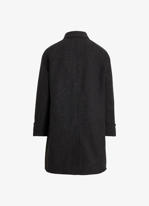 Ralph Lauren Langdon mantel van tweed met steekzakken