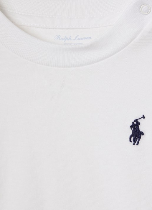 Ralph Lauren Longsleeve met logoborduring  - detail 3 wit