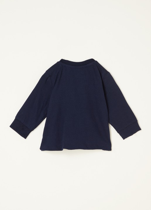 Ralph Lauren Longsleeve met logoborduring  - voorkant 2 blauw