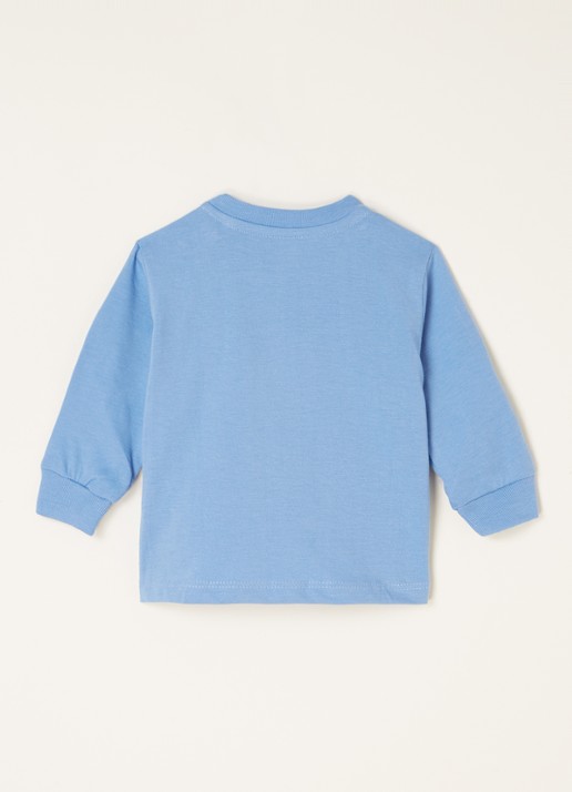 Ralph Lauren Longsleeve met logoborduring  - voorkant 3 blauw