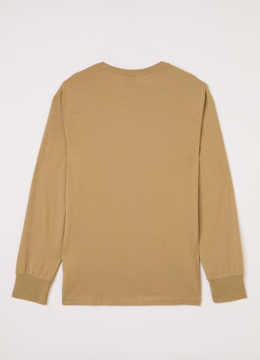 Ralph Lauren Longsleeve met logoprint - voorkant 2 camel