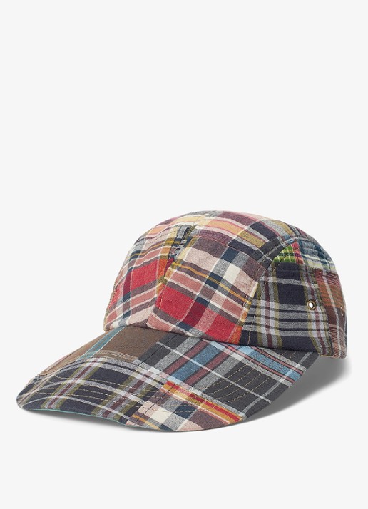Ralph Lauren Madras pet met ruitdessin