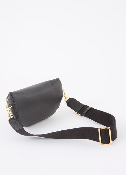 Ralph Lauren Marcy heuptas van leer - achterkant 3 zwart
