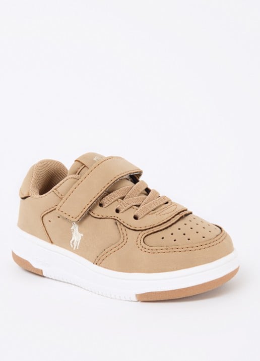 Ralph Lauren Master Court sneaker met logoborduring