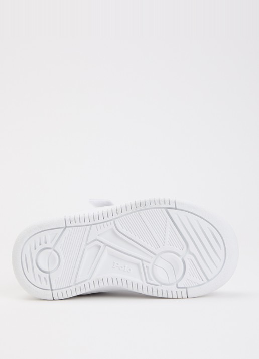 Ralph Lauren Masters Court sneaker met logo  - detail 4 wit