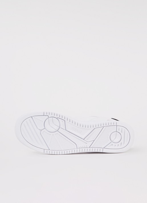 Ralph Lauren Masters Court sneaker van leer - detail 4 wit