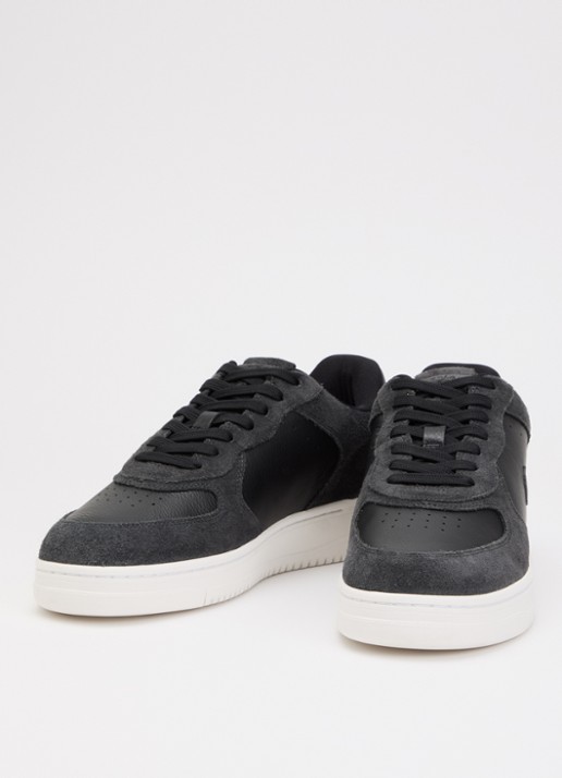 Ralph Lauren Masters Court sneaker van leer - detail 2 zwart