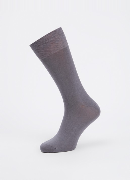 Ralph Lauren Mercerized sokken met logoborduring in 3-pack - detail 3 grijs