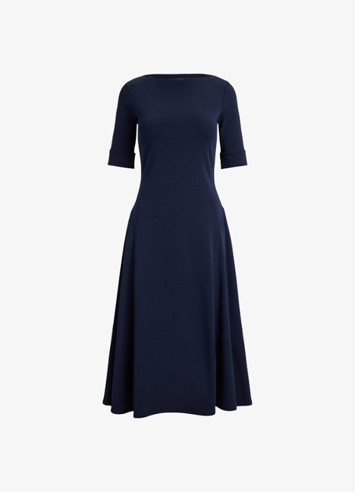 Ralph Lauren Midi jurk met boothals