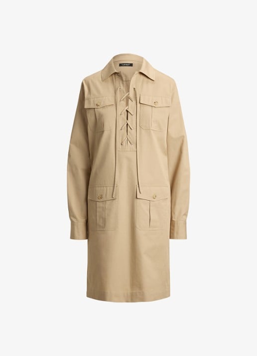 Ralph Lauren Mini tuniekjurk met opgestikte zakken