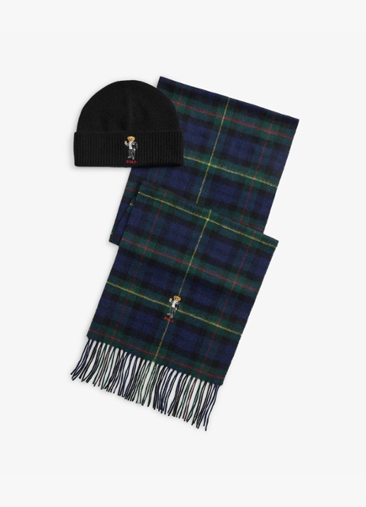 Ralph Lauren Muts en sjaal in kasjmierblend in giftbox