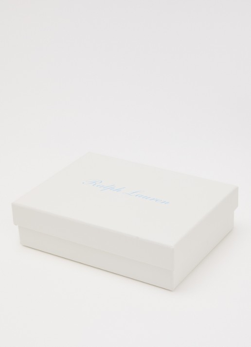 Ralph Lauren Muts en slofjes cadeauset van katoen  - detail roze