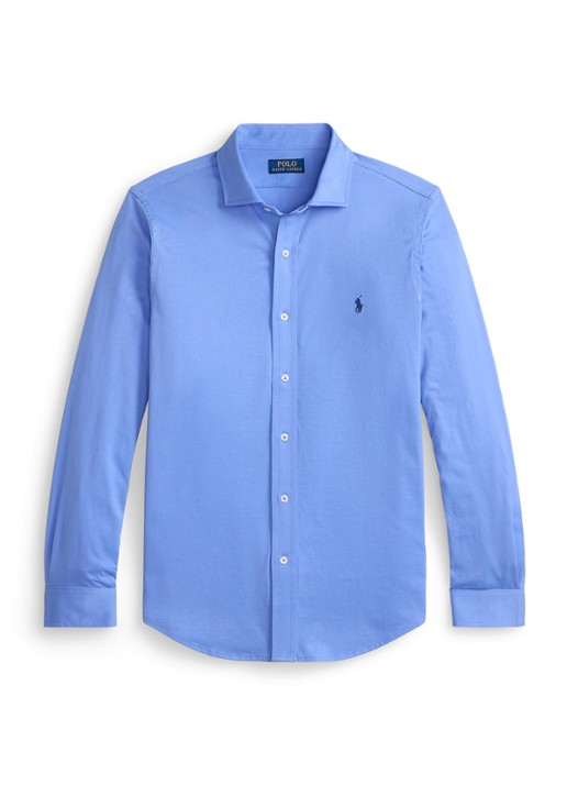 Ralph Lauren Overhemd met logoborduring - voorkant 4 harbor island blue-2wnz
