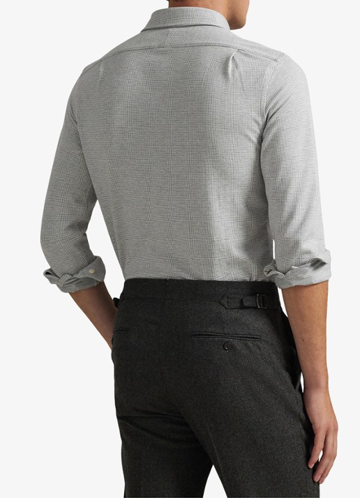 Ralph Lauren Overhemd met logoborduring - achterkant 3 andover cream / creme