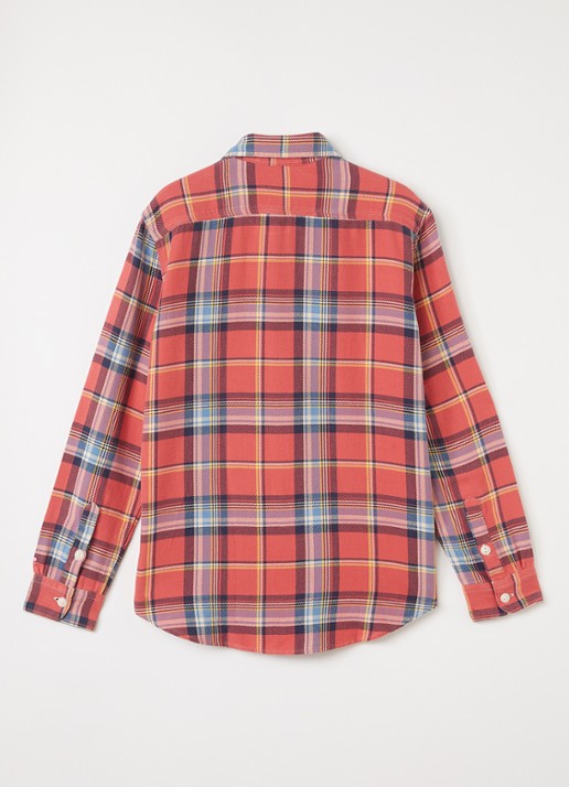 Ralph Lauren Overhemd met ruitdessin - voorkant 3 rood