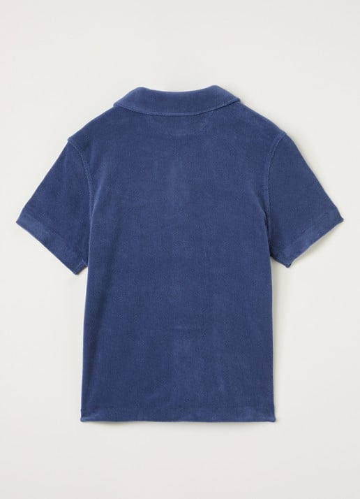 Ralph Lauren Overhemd van badstof - voorkant 2 donkerblauw