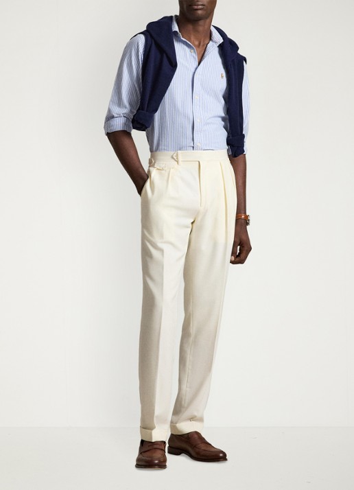 Ralph Lauren Oxford custom fit overhemd met streepprint