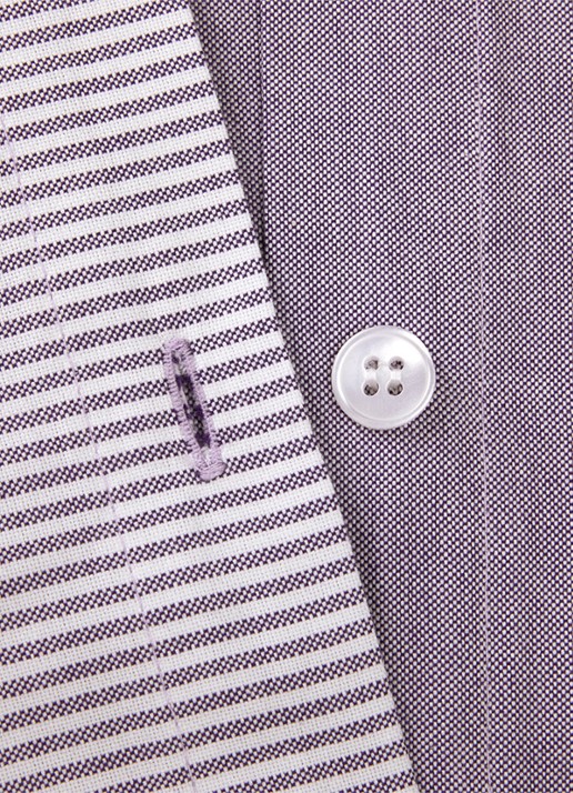 Ralph Lauren Oxford dekbedovertrek van katoen perkal 200 TC - exclusief kussenslopen - achterkant 3 lila
