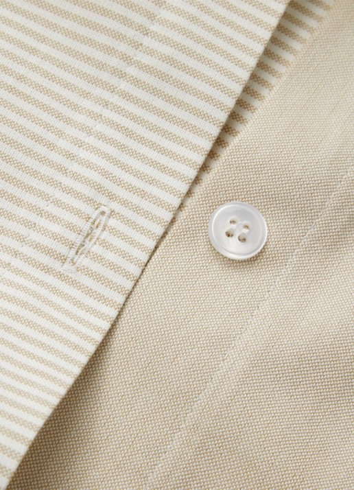 Ralph Lauren Oxford dekbedovertrek van katoen perkal 200 TC - exclusief kussenslopen - detail 4 beige