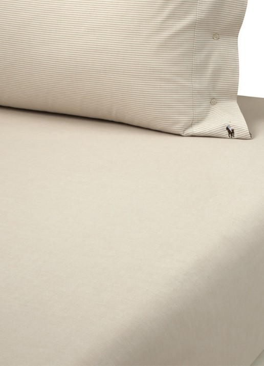 Ralph Lauren Oxford hoeslaken van katoen perkal 200TC, hoekhoogte 33,5 cm