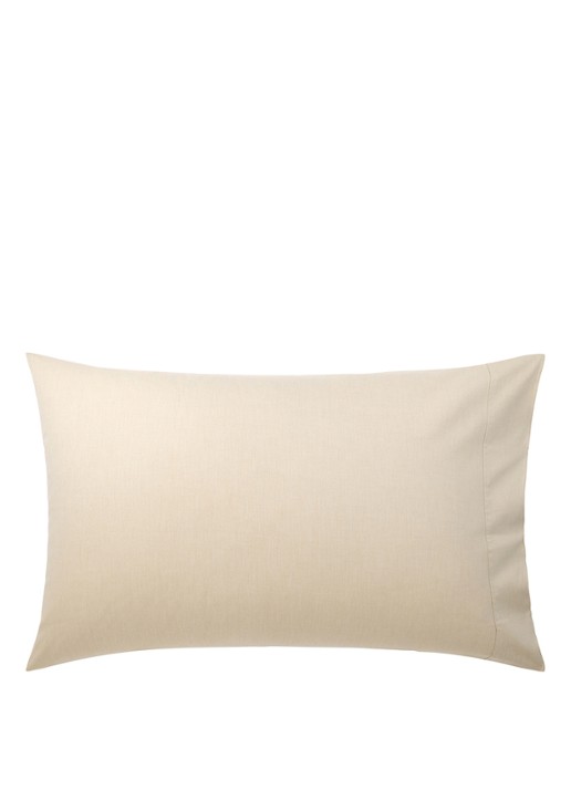 Ralph Lauren Oxford kussensloop 80TC in 2-pack - achterkant 4 creme