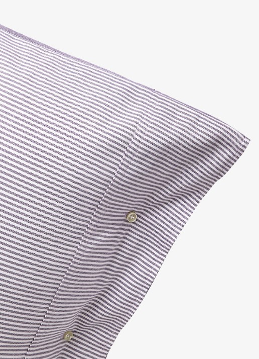 Ralph Lauren Oxford kussensloop van katoen perkal in 2-pack - voorkant 2 lila