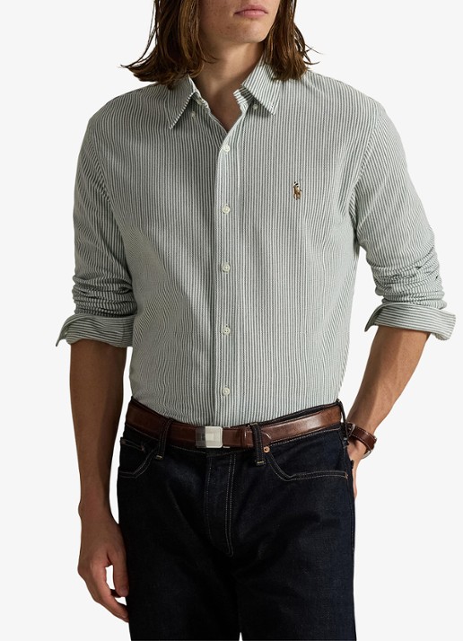 Ralph Lauren Oxford regular fit overhemd met logoborduring